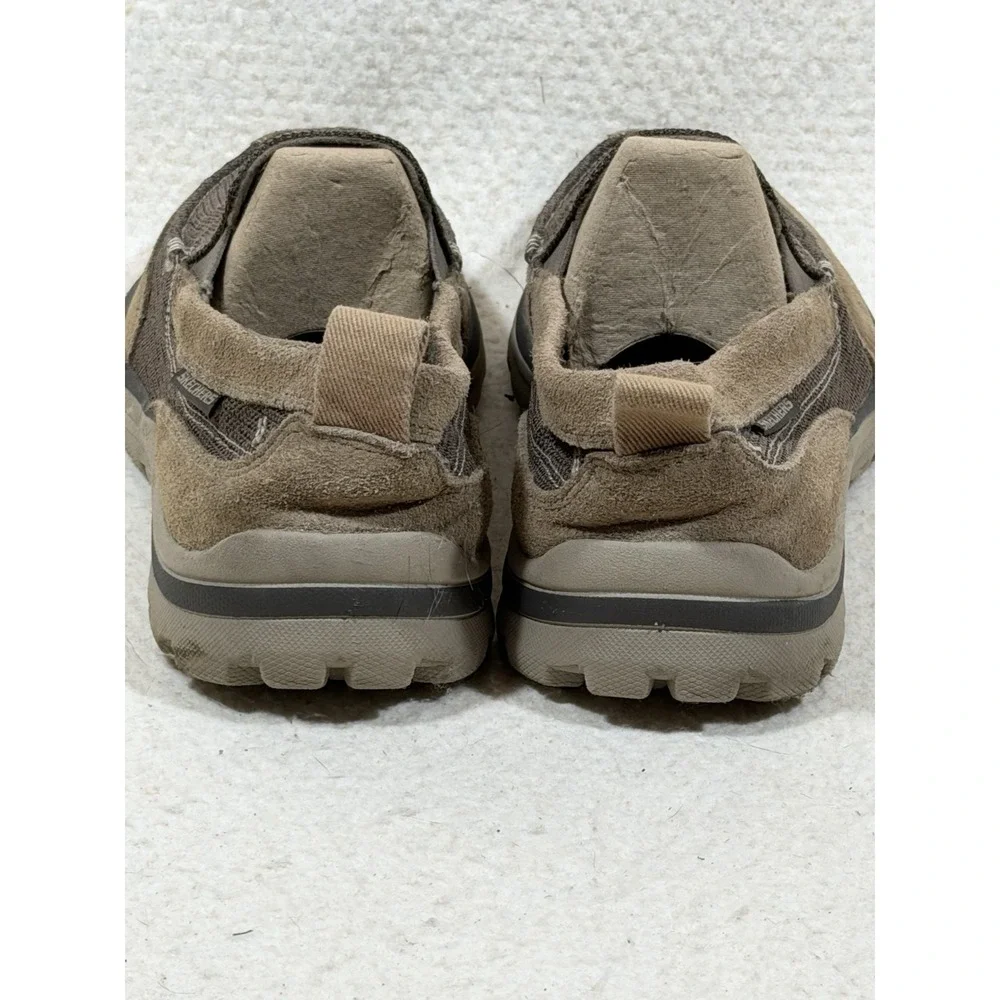 Skechers Relaxed Fit Loafers Mens 11 Brown Slip On Comfort Casual Travel‎